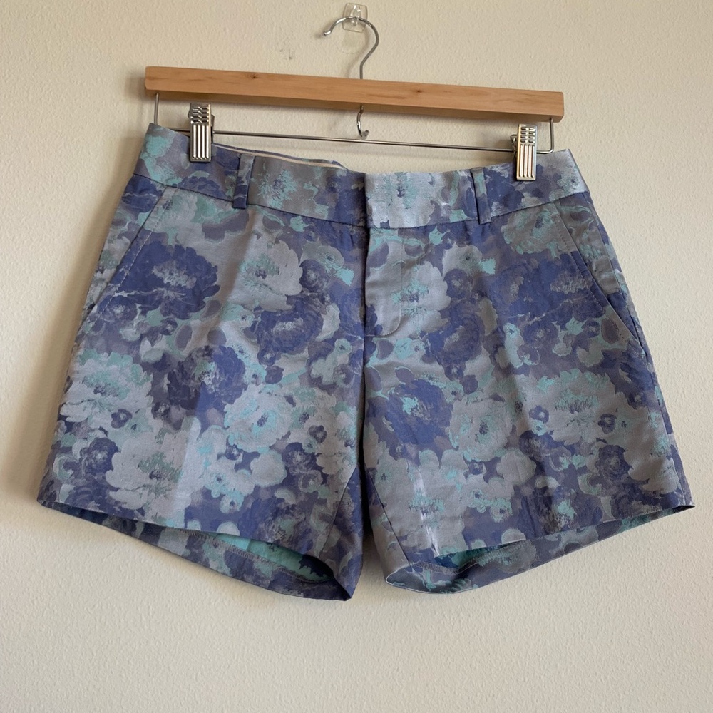Banana Republic Floral Jacquard Shorts, 0